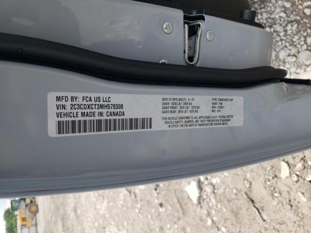 Photo 10 from auction – 2021 DODGE CHARGER R/ with VIN 2C3CDXCT3MH578308