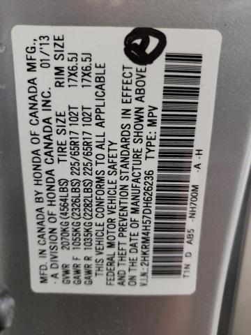 Photo 10 from auction – 2013 HONDA CR-V EX with VIN 2HKRM4H57DH626236