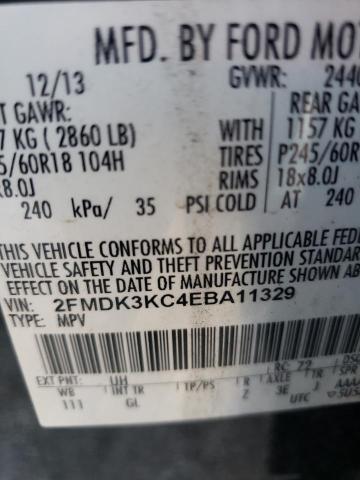Photo 10 from auction – 2014 FORD EDGE LIMIT with VIN 2FMDK3KC4EBA11329