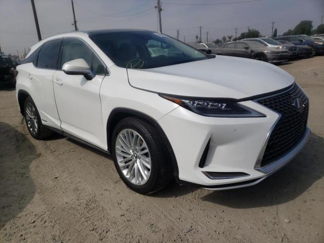 LEXUS RX 450H 2021 with VIN 2T2JGMDA7MC064764 - Photo from auction
