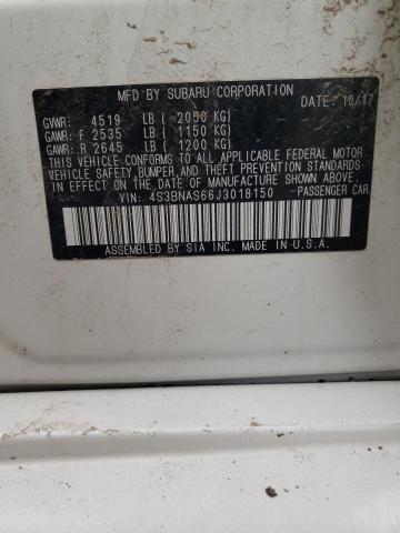 Photo 10 from auction – 2018 SUBARU LEGACY SPO with VIN 4S3BNAS66J3018150