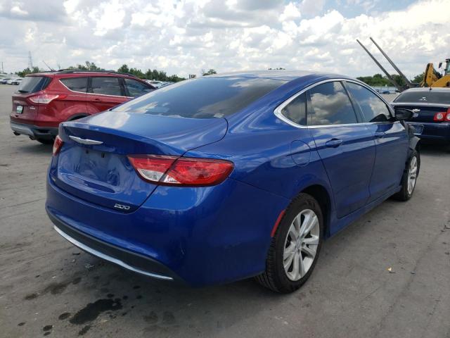 Photo 4 from auction – 2015 CHRYSLER 200 LIMITE with VIN 1C3CCCAB3FN589907