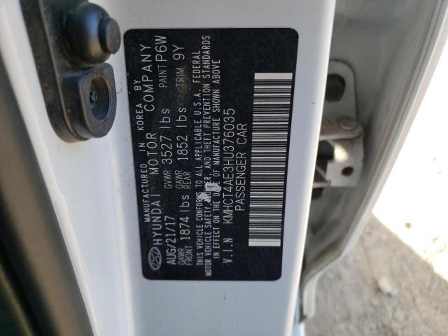 Photo 10 from auction – 2017 HYUNDAI ACCENT SE with VIN KMHCT4AE3HU376035