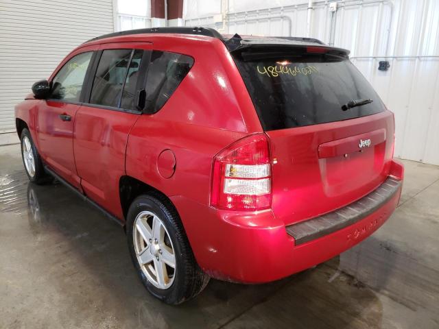 Photo 3 from auction – 2007 JEEP COMPASS with VIN 1J8FT47W77D116410