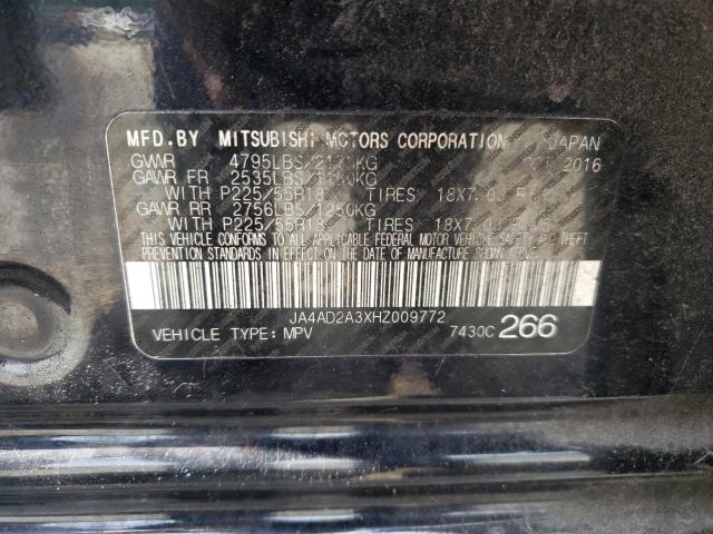 Zdjęcie 10 z aukcji – 2017 MITSUBISHI OUTLANDER z VIN JA4AD2A3XHZ009772