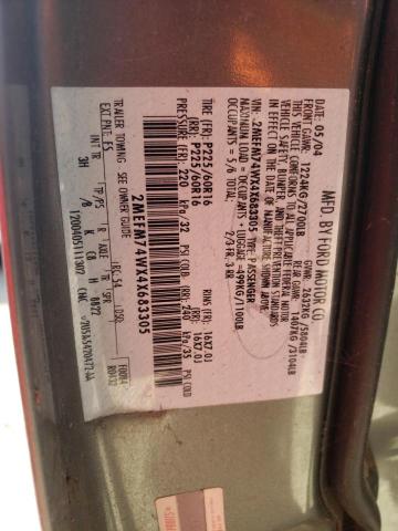 Photo 10 from auction – 2004 MERCURY GRAND MARQ with VIN 2MEFM74WX4X683305