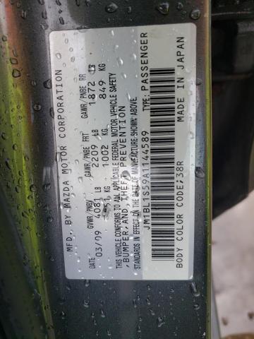 Photo 10 from auction – 2010 MAZDA 3 S with VIN JM1BL1S59A1144589