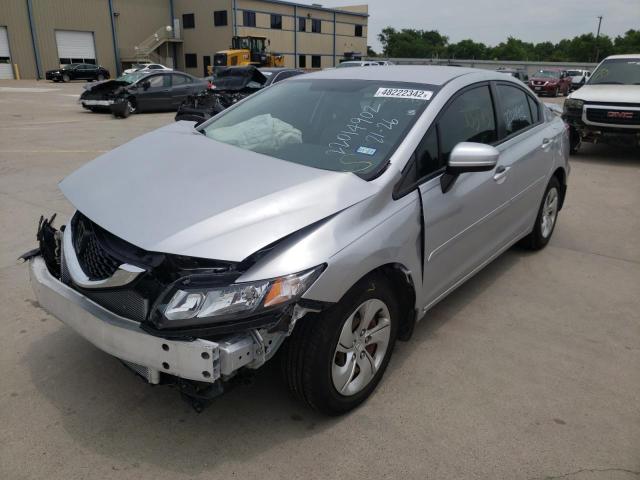 Photo 2 from auction – 2014 HONDA CIVIC LX with VIN 19XFB2F50EE067151