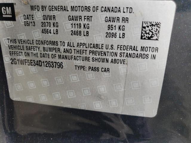 Photo 10 from auction – 2013 CHEVROLET IMPALA LS with VIN 2G1WF5E34D1263796