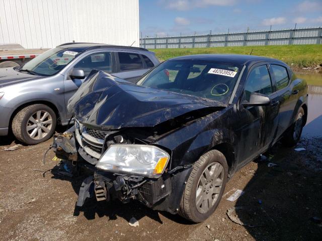 Photo 2 from auction – 2012 DODGE AVENGER SE with VIN 1C3CDZAB5CN132429