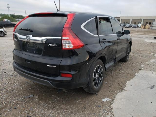 Photo 4 from auction – 2016 HONDA CR-V SE with VIN 5J6RM4H42GL075814