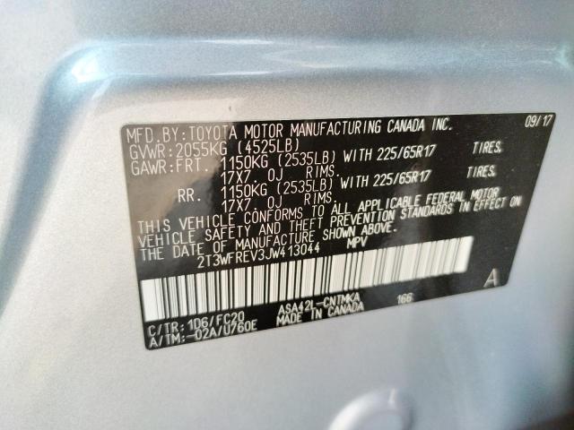 Photo 10 from auction – 2018 TOYOTA RAV4 ADVEN with VIN 2T3WFREV3JW413044
