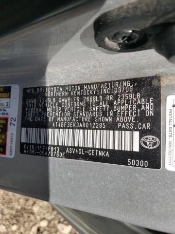 صورة رقم 10 من المزاد - 2010 TOYOTA CAMRY BASE مع VIN 4T4BF3EK3AR012285