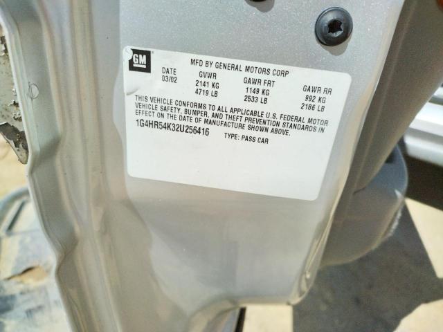 Photo 10 from auction – 2002 BUICK LESABRE LI with VIN 1G4HR54K32U256416
