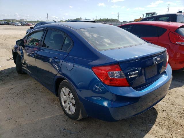 Photo 3 from auction – 2012 HONDA CIVIC LX with VIN 19XFB2F51CE051330