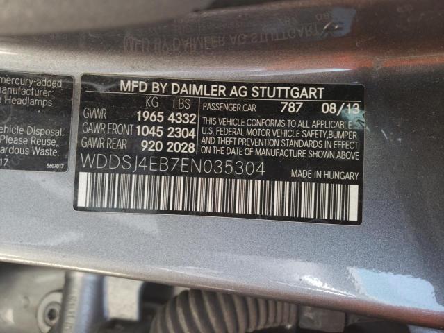 Photo 10 from auction – 2014 MERCEDES-BENZ CLA 250 with VIN WDDSJ4EB7EN035304