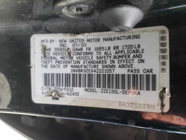 Photo 10 from auction – 2004 TOYOTA UK with VIN 1NXBR32EX4Z221057