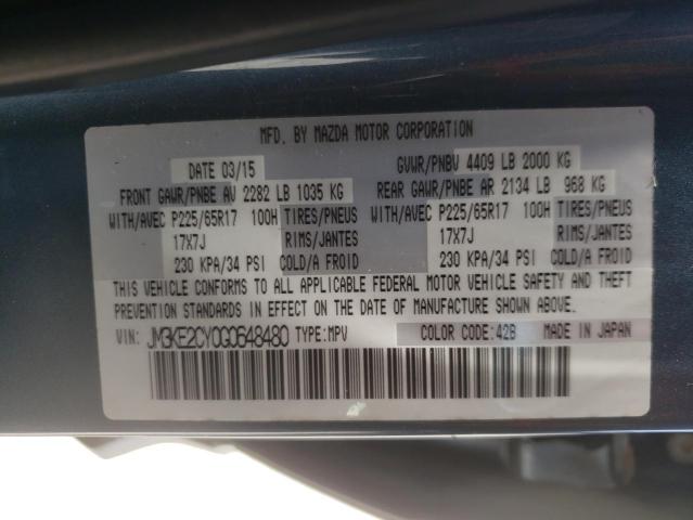 Photo 10 from auction – 2016 MAZDA CX-5 TOURI with VIN JM3KE2CY0G0648480