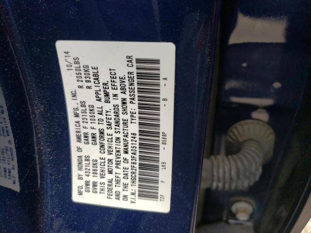 Photo 10 from auction – 2015 HONDA ACCORD EXL with VIN 1HGCR2F83FA051248