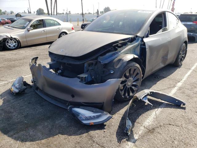 Photo 9 from auction – 2021 TESLA MODEL Y with VIN 5YJYGDEF1MF098031