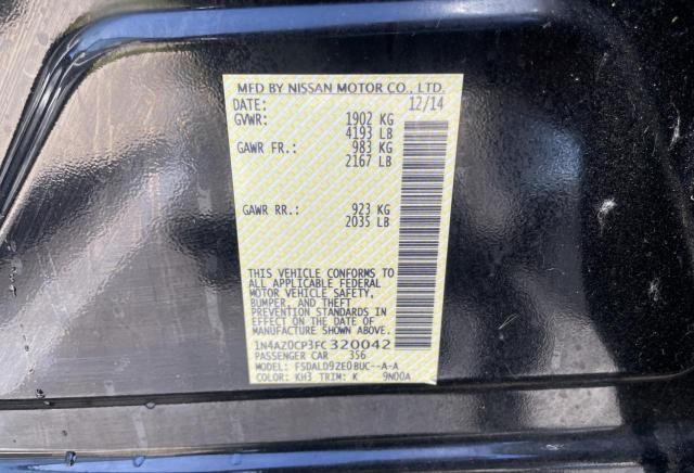 Photo 10 from auction – 2015 NISSAN LEAF S with VIN 1N4AZ0CP3FC320042