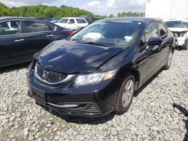 Photo 2 from auction – 2015 HONDA CIVIC LX with VIN 19XFB2F57FE296699