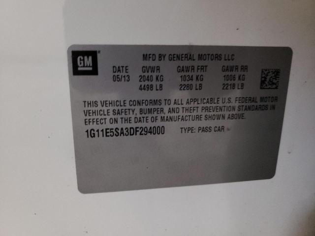 Photo 10 from auction – 2013 CHEVROLET MALIBU 2LT with VIN 1G11E5SA3DF294000