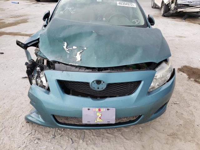 Photo 7 from auction – 2009 TOYOTA COROLLA BA with VIN JTDBL40E599025245