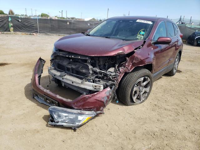 Photo 2 from auction – 2017 HONDA CR-V EX with VIN 7FARW1H59HE028814