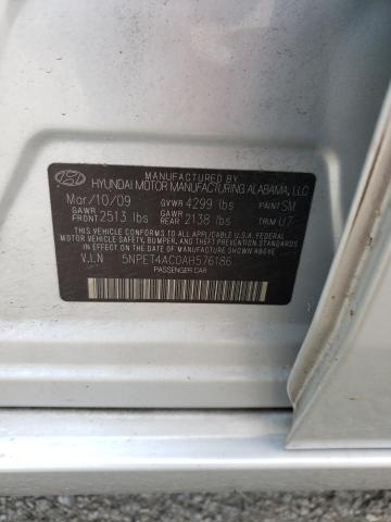 Photo 10 from auction – 2010 HYUNDAI SONATA GLS with VIN 5NPET4AC0AH576186