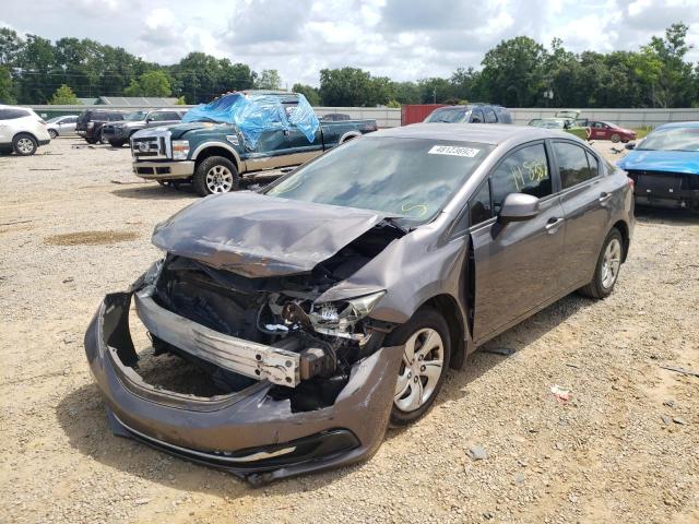 Photo 2 from auction – 2013 HONDA CIVIC LX with VIN 19XFB2F53DE258027