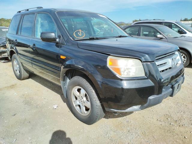 HONDA PILOT EX 2006 with VIN 2HKYF18716H537187 - Photo from auction