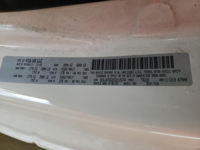 Photo 10 from auction – 2019 RAM 1500 CLASS with VIN 3C6JR7DG2KG512374