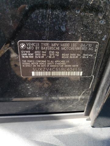 Photo 10 from auction – 2011 BMW X5 XDRIVE3 with VIN 5UXZV4C55BL404516