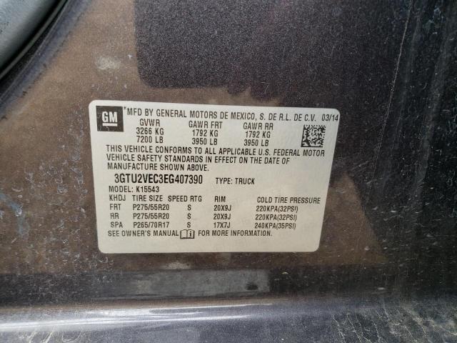 Photo 10 from auction – 2014 GMC SIERRA K15 with VIN 3GTU2VEC3EG407390