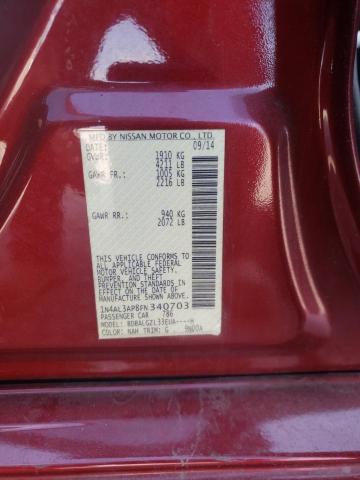 Photo 10 from auction – 2015 NISSAN ALTIMA 2.5 with VIN 1N4AL3AP8FN340703