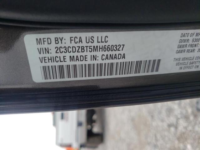 Photo 10 from auction – 2021 DODGE CHALLENGER with VIN 2C3CDZBT5MH660327