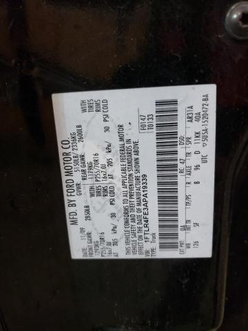 Photo 10 from auction – 2010 FORD RANGER SUP with VIN 1FTLR4FE3APA19339