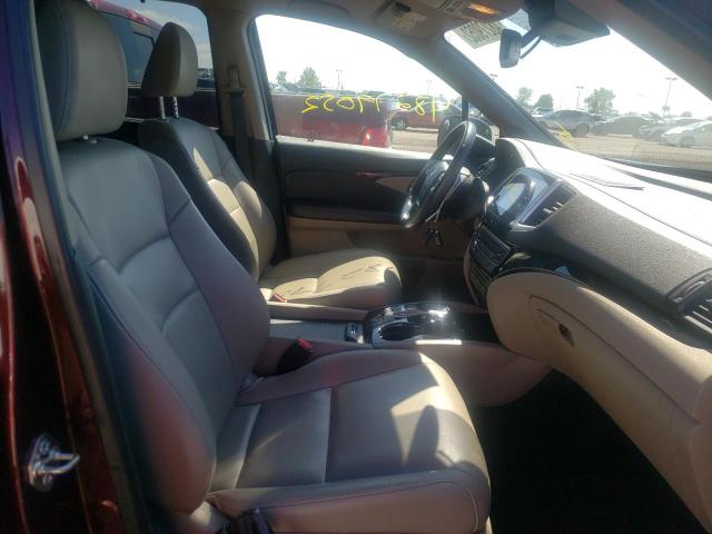Photo 5 from auction – 2017 HONDA PILOT TOUR with VIN 5FNYF6H9XHB014024