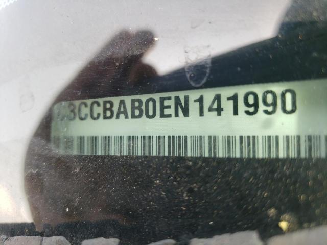 Photo 10 from auction – 2014 CHRYSLER 200 LX with VIN 1C3CCBAB0EN141990