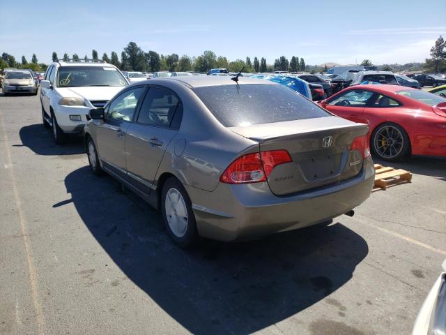 Photo 3 from auction – 2008 HONDA CIVIC HYBR with VIN JHMFA36298S010767