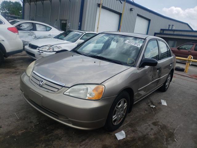 Photo 2 from auction – 2001 HONDA CIVIC LX with VIN 2HGES16511H582035
