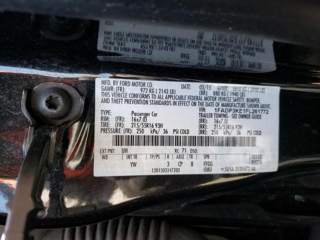 Photo 10 from auction – 2015 FORD FOCUS SE with VIN 1FADP3KE1FL261772