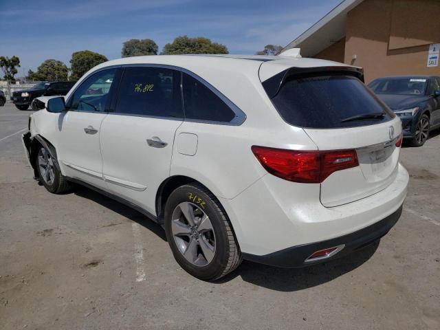 Photo 3 from auction – 2015 ACURA MDX with VIN 5FRYD3H26FB012192
