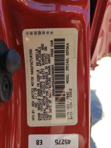 Photo 10 from auction – 2010 TOYOTA COROLLA BA with VIN 1NXBU4EE6AZ296883