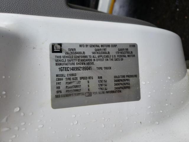Photo 10 from auction – 2009 GMC SIERRA C15 with VIN 1GTEC14X99Z189041