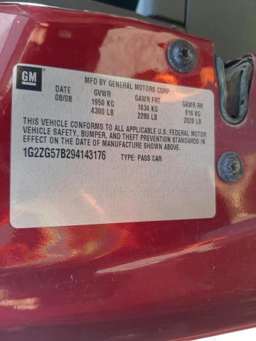 Photo 10 from auction – 2009 PONTIAC G6 with VIN 1G2ZG57B294143176