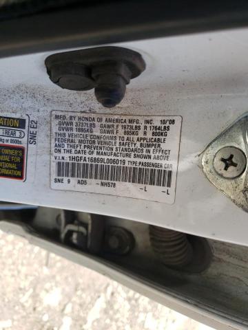 Photo 10 from auction – 2009 HONDA CIVIC EX with VIN 1HGFA16869L006019
