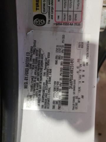 Photo 10 from auction – 2011 FORD FUSION SE with VIN 3FAHP0JA5BR231491
