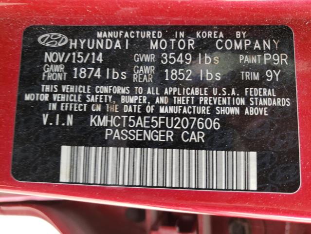 Photo 10 from auction – 2015 HYUNDAI ACCENT GS with VIN KMHCT5AE5FU207606